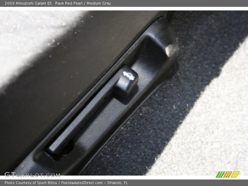 Rave Red Pearl / Medium Gray 2009 Mitsubishi Galant ES