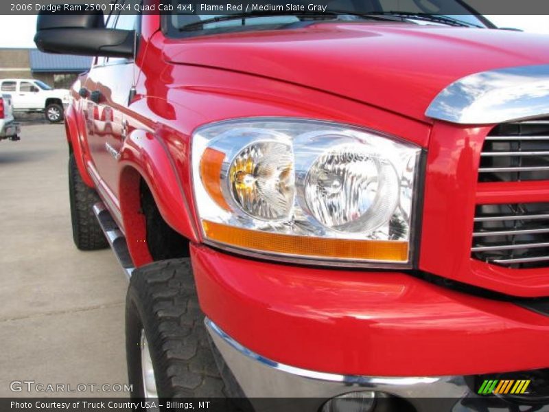 Flame Red / Medium Slate Gray 2006 Dodge Ram 2500 TRX4 Quad Cab 4x4