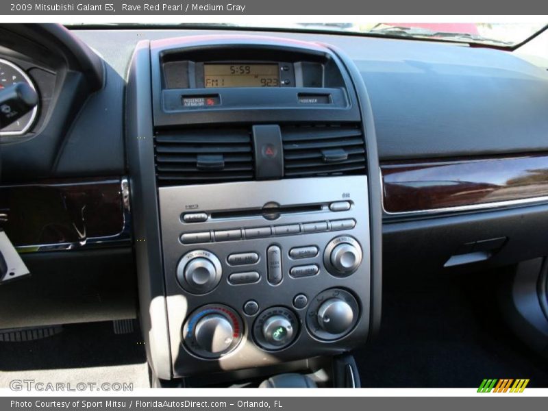 Rave Red Pearl / Medium Gray 2009 Mitsubishi Galant ES