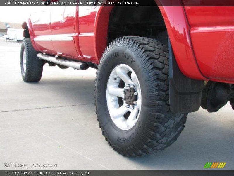 Flame Red / Medium Slate Gray 2006 Dodge Ram 2500 TRX4 Quad Cab 4x4