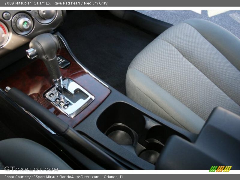 Rave Red Pearl / Medium Gray 2009 Mitsubishi Galant ES