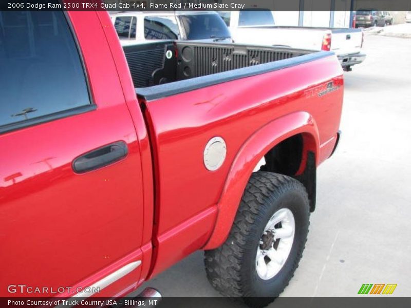 Flame Red / Medium Slate Gray 2006 Dodge Ram 2500 TRX4 Quad Cab 4x4