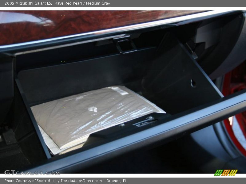 Rave Red Pearl / Medium Gray 2009 Mitsubishi Galant ES