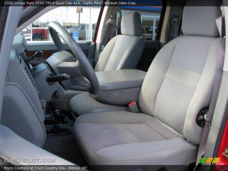 Flame Red / Medium Slate Gray 2006 Dodge Ram 2500 TRX4 Quad Cab 4x4