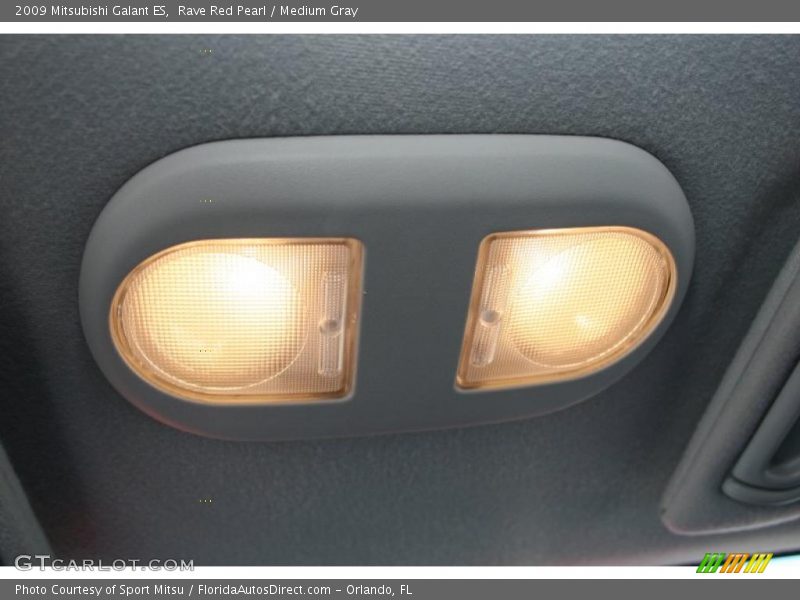 Rave Red Pearl / Medium Gray 2009 Mitsubishi Galant ES