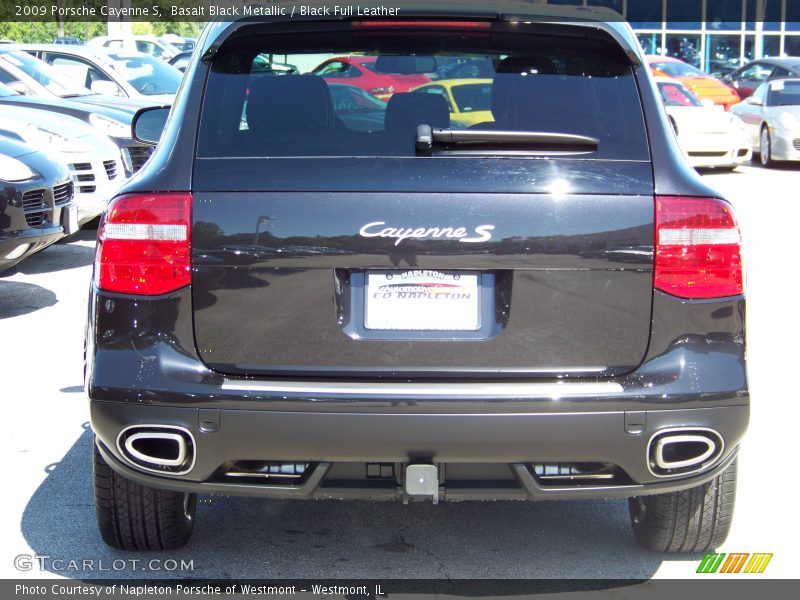 Basalt Black Metallic / Black Full Leather 2009 Porsche Cayenne S