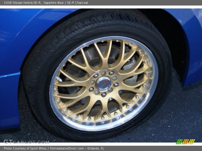 Custom Wheels of 2008 Sentra SE-R