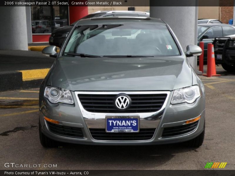 Granite Green Metallic / Black 2006 Volkswagen Passat 2.0T Sedan