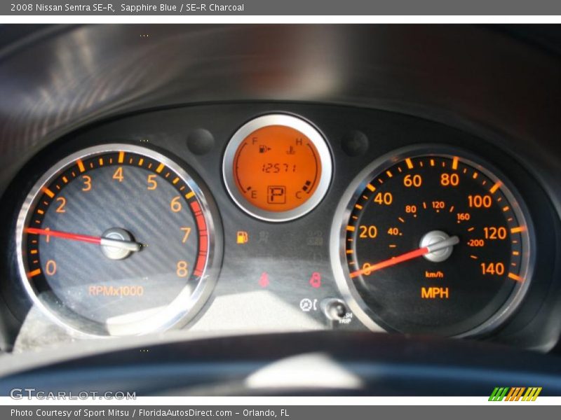  2008 Sentra SE-R SE-R Gauges