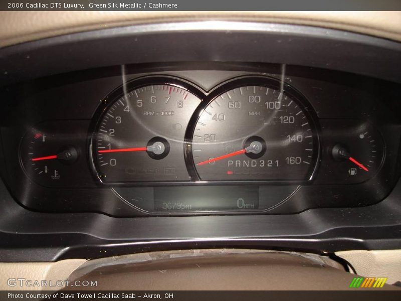 Green Silk Metallic / Cashmere 2006 Cadillac DTS Luxury