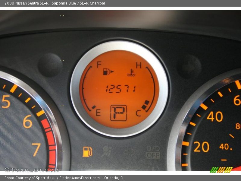 Sapphire Blue / SE-R Charcoal 2008 Nissan Sentra SE-R