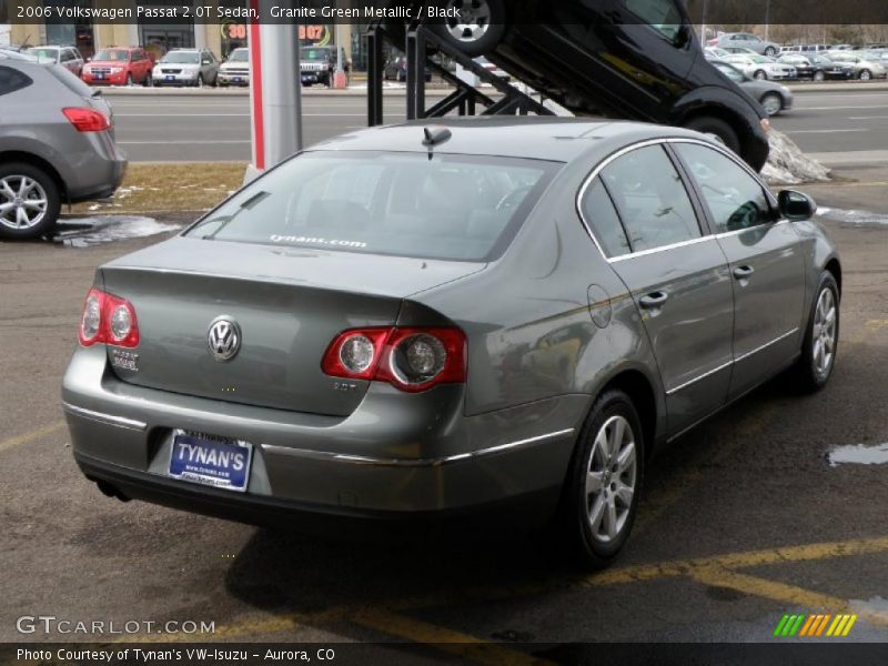 Granite Green Metallic / Black 2006 Volkswagen Passat 2.0T Sedan