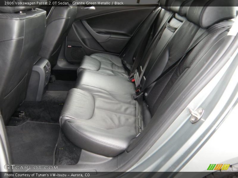 Granite Green Metallic / Black 2006 Volkswagen Passat 2.0T Sedan
