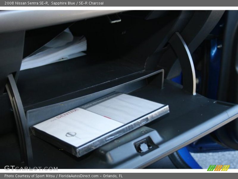 Sapphire Blue / SE-R Charcoal 2008 Nissan Sentra SE-R