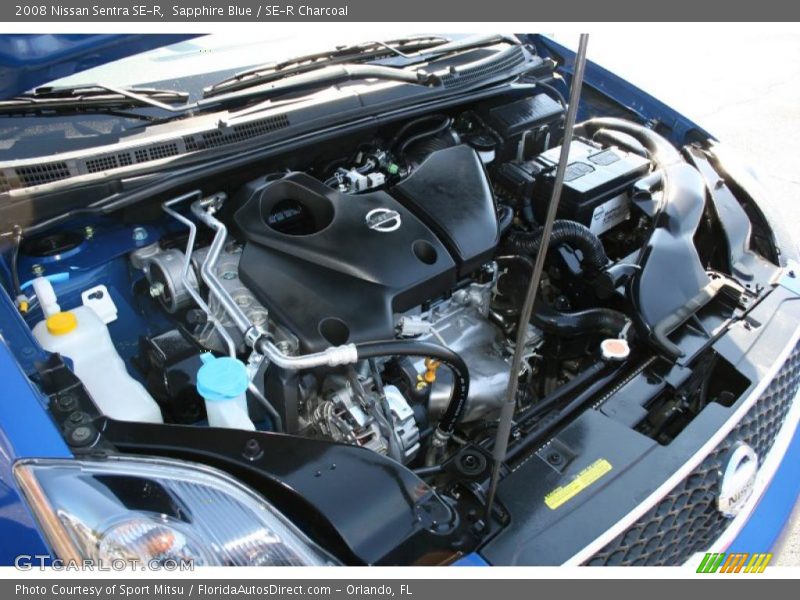 Sapphire Blue / SE-R Charcoal 2008 Nissan Sentra SE-R