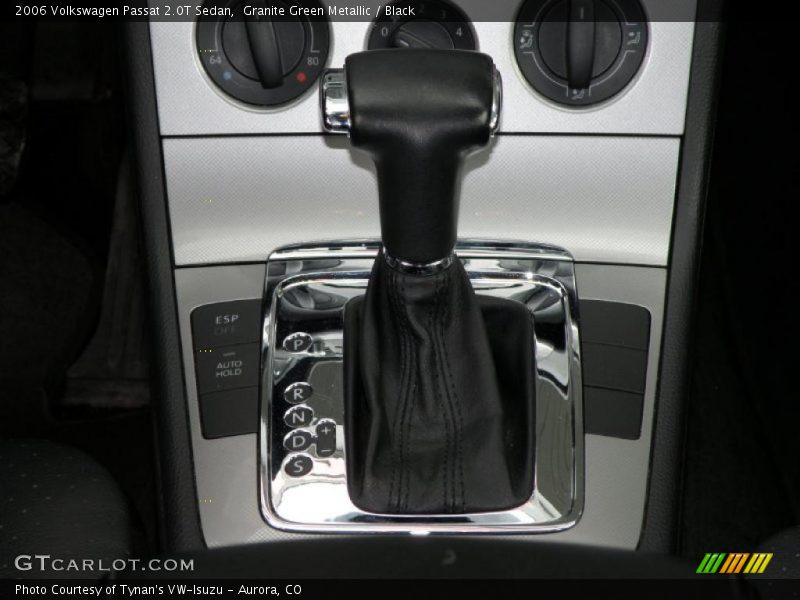 Granite Green Metallic / Black 2006 Volkswagen Passat 2.0T Sedan