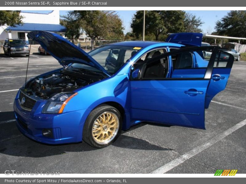 Sapphire Blue / SE-R Charcoal 2008 Nissan Sentra SE-R