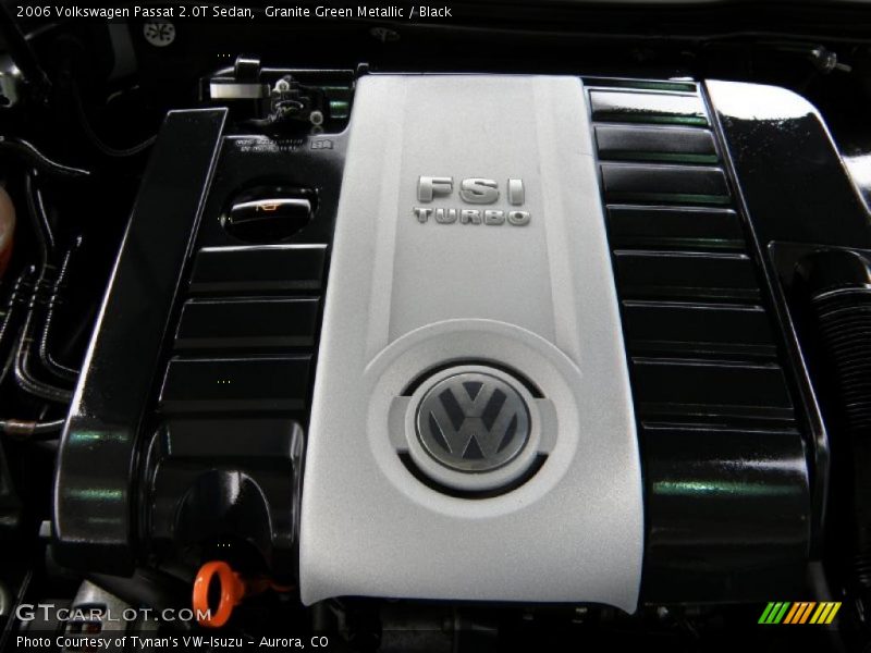 Granite Green Metallic / Black 2006 Volkswagen Passat 2.0T Sedan