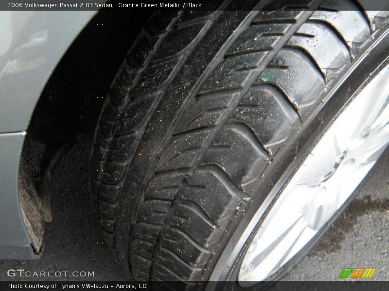 Granite Green Metallic / Black 2006 Volkswagen Passat 2.0T Sedan
