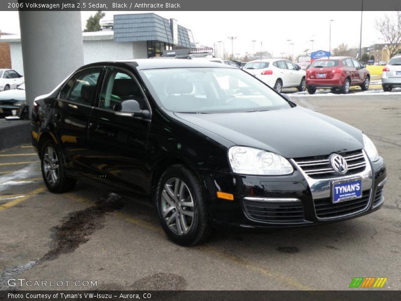 Black / Anthracite Black 2006 Volkswagen Jetta 2.5 Sedan