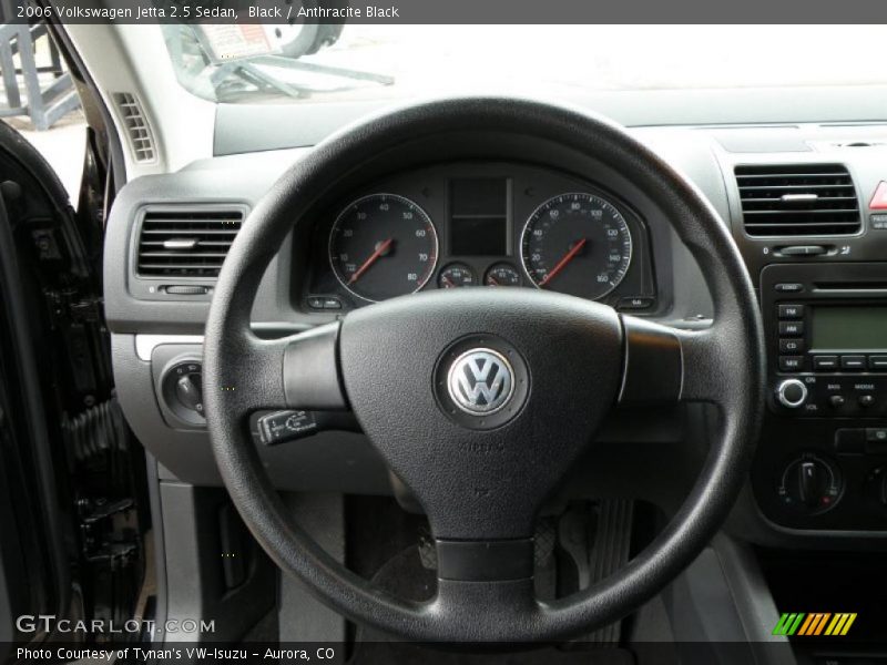 Black / Anthracite Black 2006 Volkswagen Jetta 2.5 Sedan