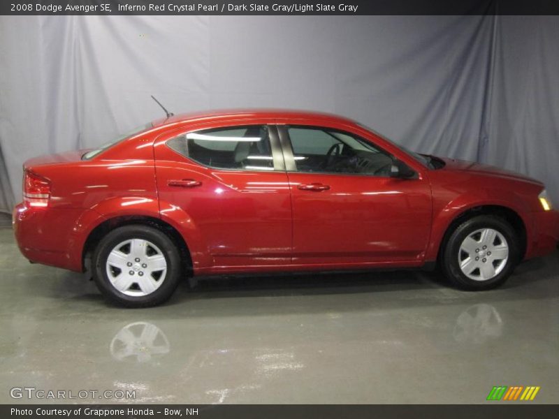 Inferno Red Crystal Pearl / Dark Slate Gray/Light Slate Gray 2008 Dodge Avenger SE