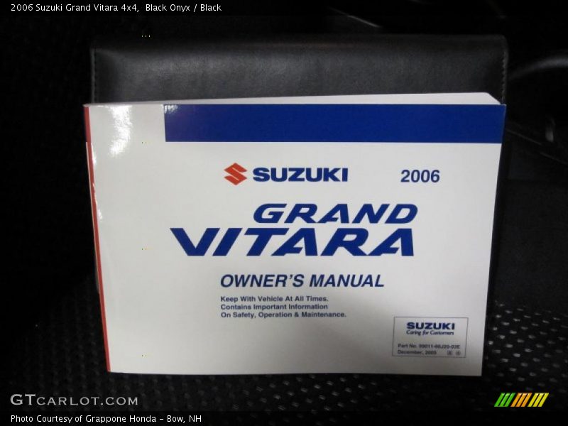 Black Onyx / Black 2006 Suzuki Grand Vitara 4x4