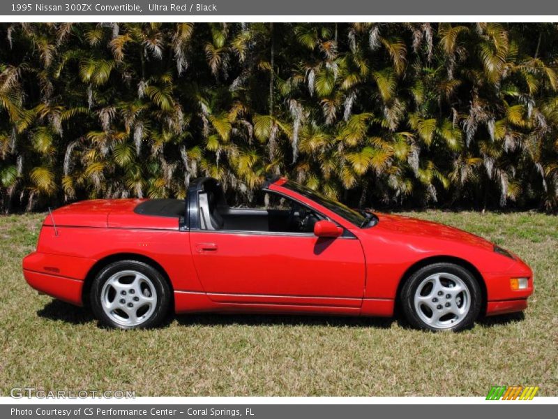 Ultra Red / Black 1995 Nissan 300ZX Convertible