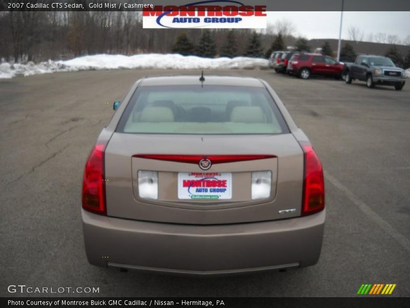 Gold Mist / Cashmere 2007 Cadillac CTS Sedan