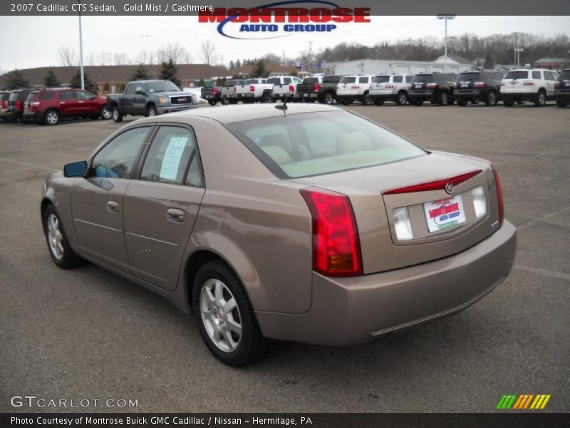 Gold Mist / Cashmere 2007 Cadillac CTS Sedan