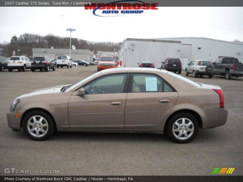 Gold Mist / Cashmere 2007 Cadillac CTS Sedan