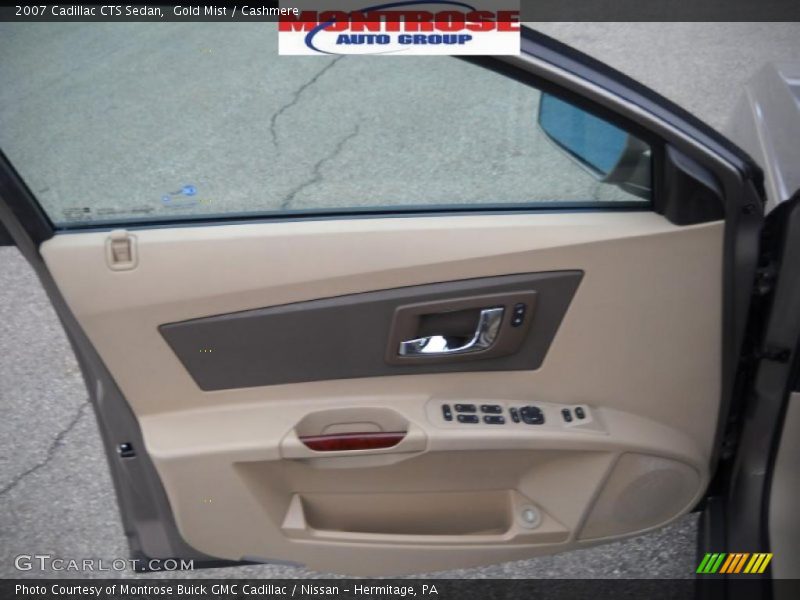 Gold Mist / Cashmere 2007 Cadillac CTS Sedan