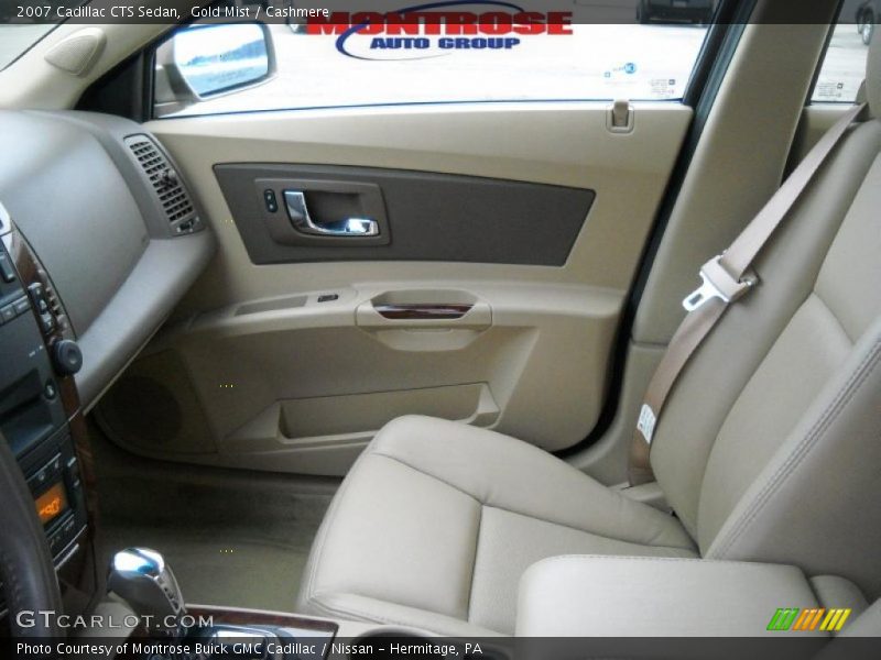 Gold Mist / Cashmere 2007 Cadillac CTS Sedan
