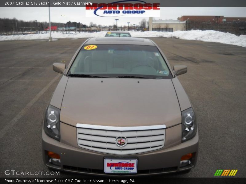 Gold Mist / Cashmere 2007 Cadillac CTS Sedan