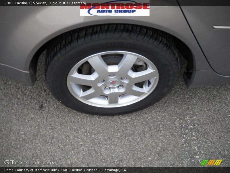 Gold Mist / Cashmere 2007 Cadillac CTS Sedan