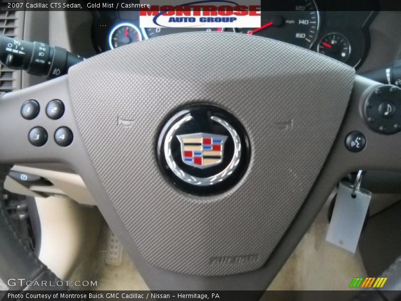 Gold Mist / Cashmere 2007 Cadillac CTS Sedan