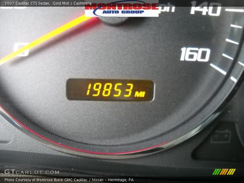 Gold Mist / Cashmere 2007 Cadillac CTS Sedan