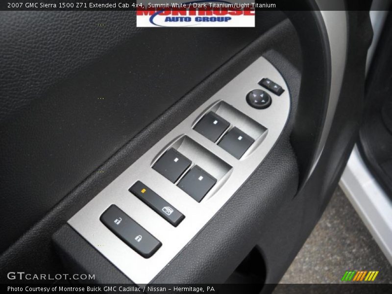 Summit White / Dark Titanium/Light Titanium 2007 GMC Sierra 1500 Z71 Extended Cab 4x4