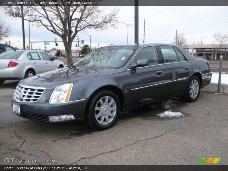 Gray Flannel / Light Linen/Cocoa 2009 Cadillac DTS