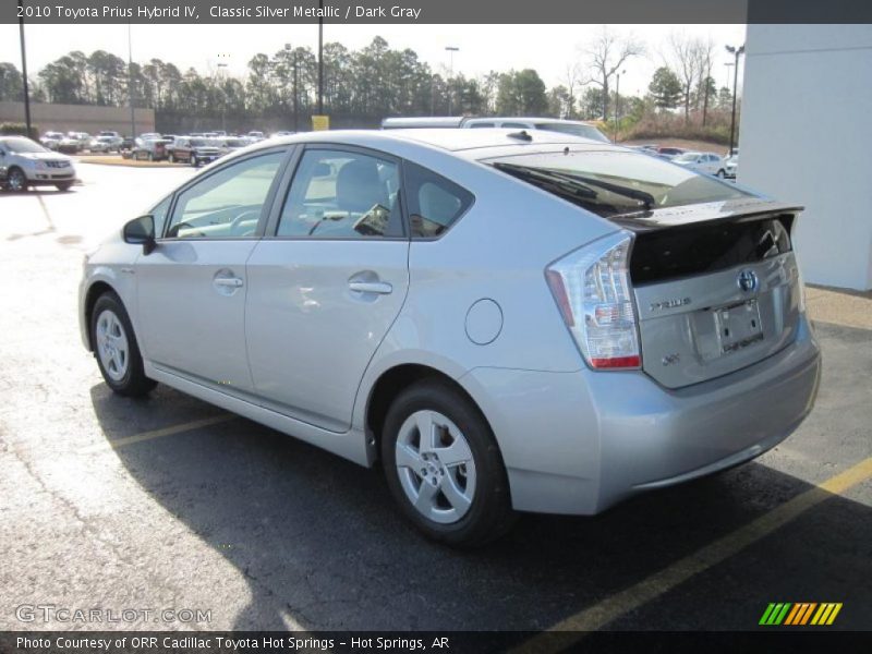 Classic Silver Metallic / Dark Gray 2010 Toyota Prius Hybrid IV