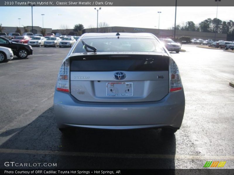 Classic Silver Metallic / Dark Gray 2010 Toyota Prius Hybrid IV