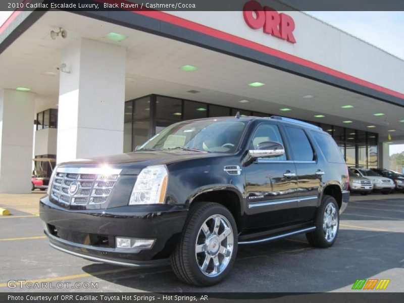 Black Raven / Cashmere/Cocoa 2010 Cadillac Escalade Luxury