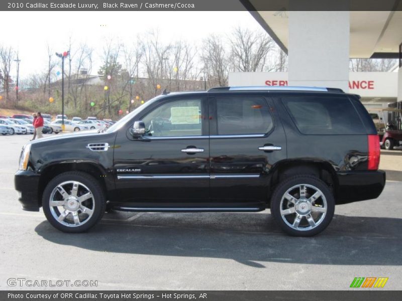 Black Raven / Cashmere/Cocoa 2010 Cadillac Escalade Luxury