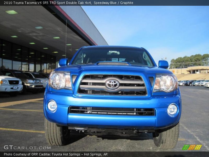 Speedway Blue / Graphite 2010 Toyota Tacoma V6 SR5 TRD Sport Double Cab 4x4