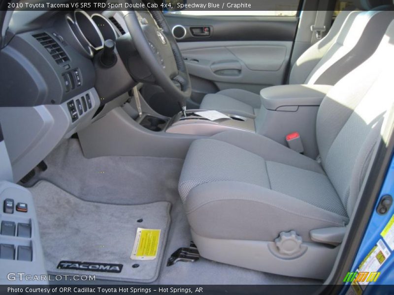 Speedway Blue / Graphite 2010 Toyota Tacoma V6 SR5 TRD Sport Double Cab 4x4