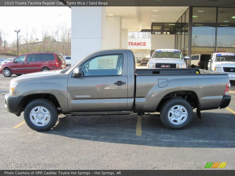 Pyrite Mica / Sand Beige 2010 Toyota Tacoma Regular Cab