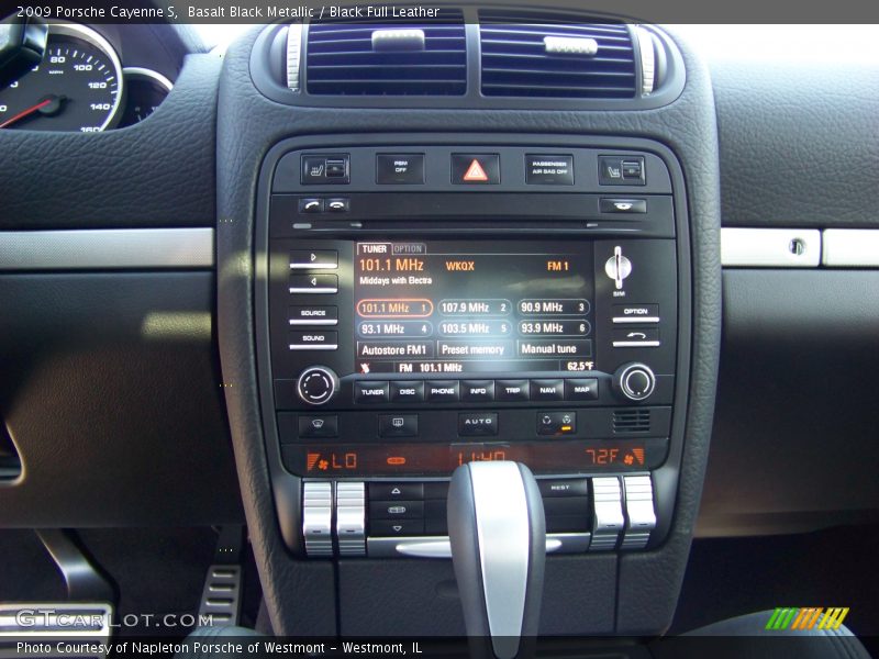 Basalt Black Metallic / Black Full Leather 2009 Porsche Cayenne S