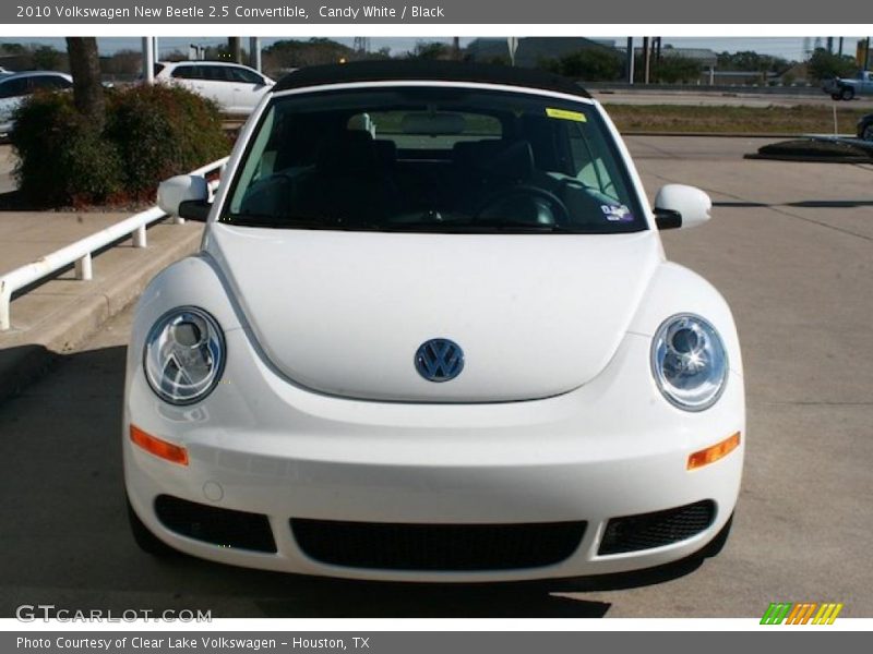 Candy White / Black 2010 Volkswagen New Beetle 2.5 Convertible