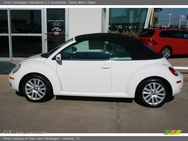 Candy White / Black 2010 Volkswagen New Beetle 2.5 Convertible