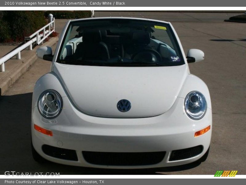 Candy White / Black 2010 Volkswagen New Beetle 2.5 Convertible